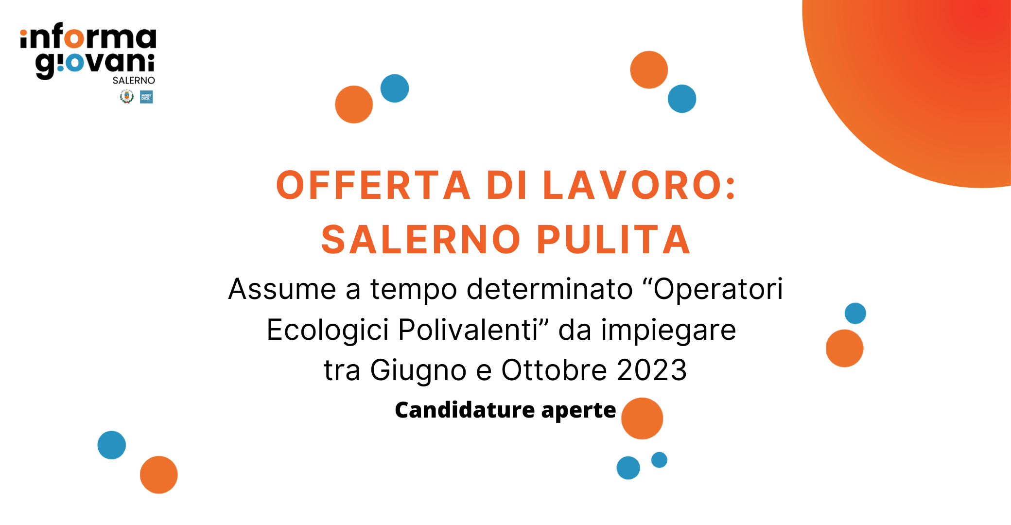 OFFERTA DI LAVORO: SALERNO PULITA